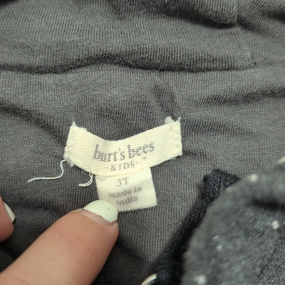 Burts Bees Toddler Jacket Organic Cotton Size 3T Gray Speckle‎
